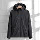 thumbnail image 4 of Trekking Senderismo Chaqueta Esquí Pesca UUnisex Abrigo deportivo a prueba de viento (XXL hombre) Negro Chaqueta de bombardero, 4 of 5