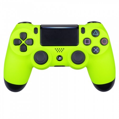 Neon Yellow Ps4 Custom UNMODDED Controller Exclusive Unique Design