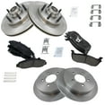 thumbnail image 2 of TRQ Front and Rear Brake Pad & Rotor Kit Brake Pads Brake Rotor Ceramic Fits Select 2000-2003 Ford F-150 2004 F-150 Heritage 2002 Lincoln Blackwood, 2 of 5