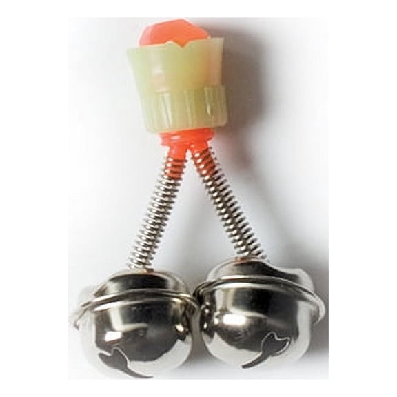 Eagle Claw 1-Piece Nickel-Plated Fishing Bells with Luminous Clip