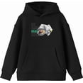 thumbnail image 4 of Eat, Sleep, Game, Repeat Youth Black Long Sleeve Hoodie-Medium, 4 of 6