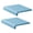 light blue, variant on Set Of 2 Piece Thick L Corner Seat Pad Soft Support Seating Mat For Stair And Wall Travel Foldable Design