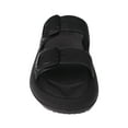 thumbnail image 5 of FOAMWALK Women's Soft and Comfy Textured EVA Slide Sandals - EVA Textured Cloud Slides for Women, Black, 6/7, 5 of 9