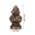 thumbnail image 2 of OULII 2Pcs Copper Lamp Finials Light Brown Pineapple Shape Decorative Caps For Table Lamps, 2 of 5
