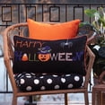 thumbnail image 5 of Pillow Perfect  Happy Halloween Throw Pillow, 13" x 25", Black, 5 of 5