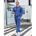 thumbnail image 3 of COOFANDY Men's Tracksuit 2 Piece Sweatsuit Set Long Sleeve Pullover Athletic Suit For Sports Casual Fitness Jogging, 3 of 6