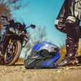 thumbnail image 6 of AHR RUN-M3 Modular Flip Up Helmet Full Face Dual Visor DOT Motorcycle Bike S, 6 of 9
