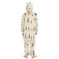 thumbnail image 3 of Vzayyk 4T-14Y Size Aviliable Cozy One-Piece Footless Sleeper Pajama Cute Christmas Pattern, 3 of 8