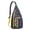 Yellow-21, variant on Abstract Art Sling Backpack – Colorful Geometric Tie Dye Crossbody Daypack, Psychedelic Pop Art Hiking Bag for Women & Men, Fashionable & Lightweight Outdoor Travel Pack
