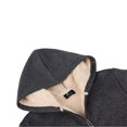 thumbnail image 3 of SPEEDRUN Hoodies for Men Zip Up Sweashirts Fleece Sherpa Lined Winter Wool Heavyweight Jacket Geometry M, 3 of 6