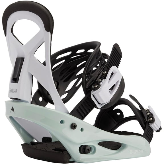 Kids' Smalls Re:Flex Snowboard Bindings 4K-7K (Large (4K-7K), Neo-Mint/White)
