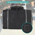 thumbnail image 7 of WOLT | Single Bowling Ball Tote Bag--Shoes up to Mens Size 14 Polyester Black, 7 of 7
