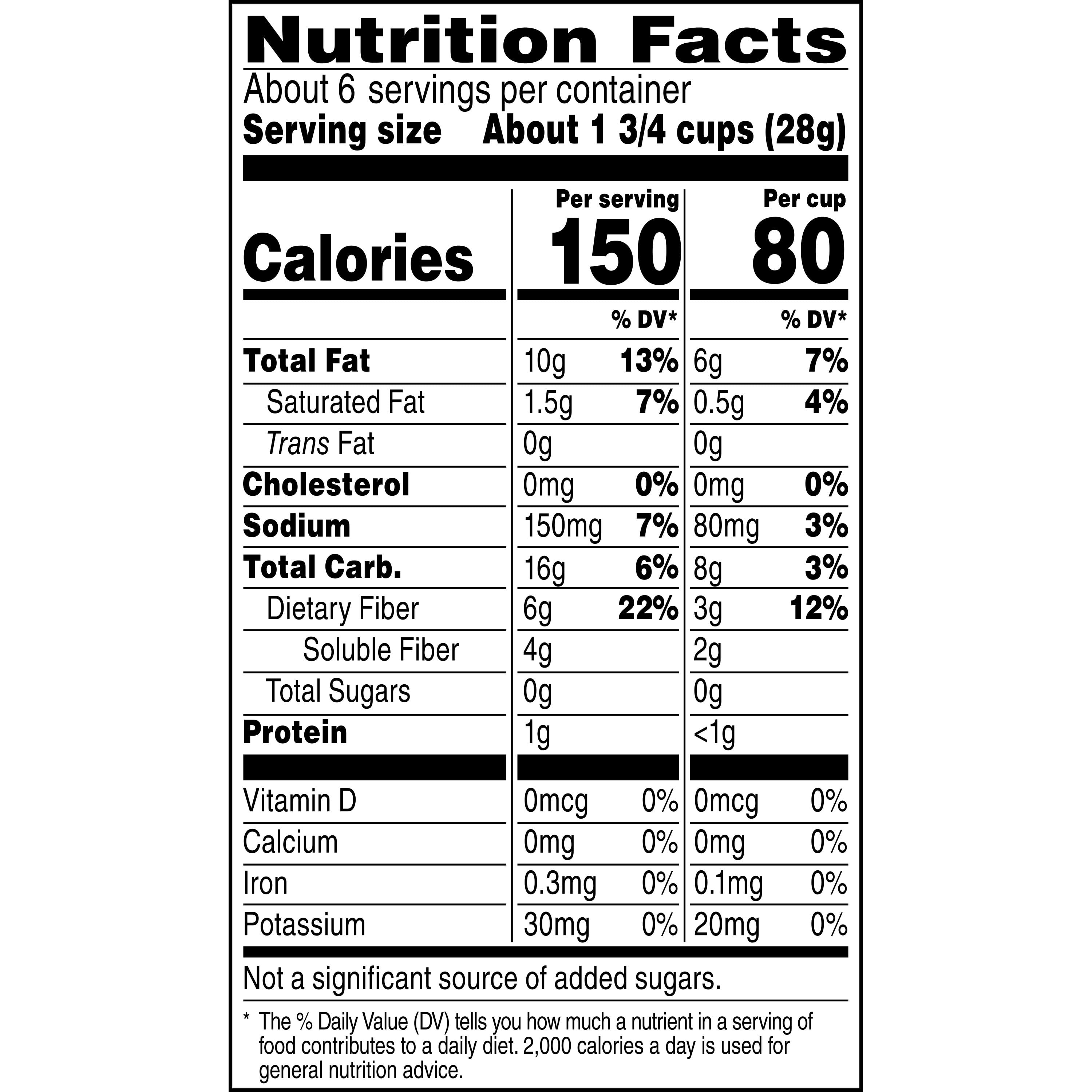 Smartfood FiberPop, No Artificial Colors and Flavor Original Popcorn 5.5 oz