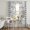 Multicolor, White, Green, variant on Heart Floral Wreath Sheer Curtains 96 Inch Length 2 Panels Set, Country Vintage Flowers Wooden Plaid Voile Window Treatment Semi Sheer Long Curtains Drapes for Bedroom/Living Room/Kitchen 52"x96"x2