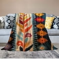 thumbnail image 2 of ARISTURING  Boho Sherpa Throw- Bohemian Soft Plush Flannel Throw Blankets for Bed/Couch/Sofa/Office/Camping, 2 of 6