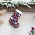 thumbnail image 6 of Balery Elephants Pattern Christmas Stockings with Initials, 18" Large Knit Christmas Stocking,Xmas Stocking for Kids, Holiday and Family Stocking, 6 of 7