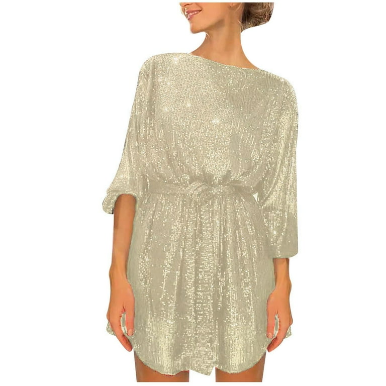 Womens glitter dresses clearance uk