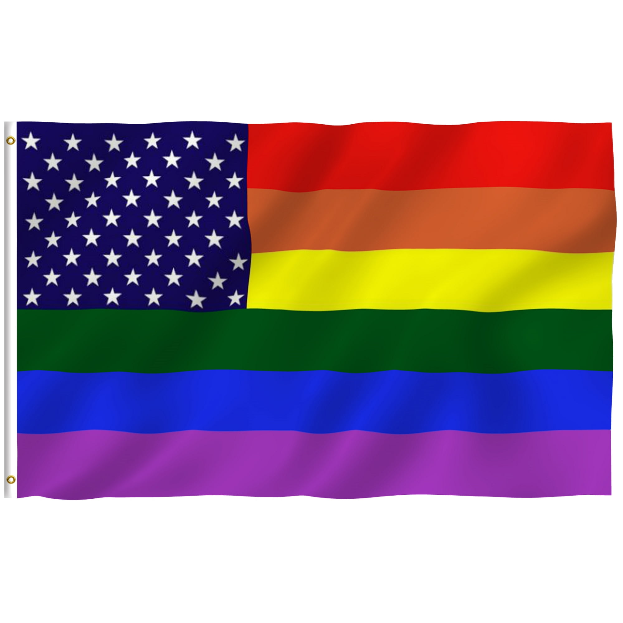 NEW Rainbow Flag 3 x 5 FT Gay Pride Flag with Grommets