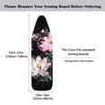 thumbnail image 5 of HELLHERO Lotus Flower Night Sky Iron Board Cover with 3 Hook and Loop Fastener Strap Adjustable Fasteners Elastic Edge Home Protective Cover(Not Heat Insulating), 5 of 5