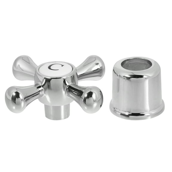 ELAYARD Cross Handle Replacement for Bathroom Sink Faucet Made of Hardwearing Copper