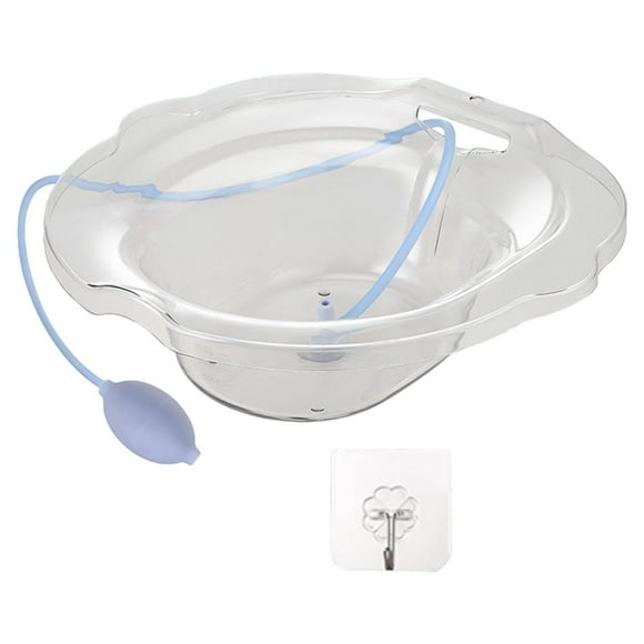 Baño de asiento Yuyangstore inodoro Bidé Portátil sobre el asiento del inodoro claro