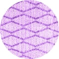 thumbnail image 1 of Ahgly Company Indoor Round Trellis Purple Modern Area Rugs, 8' Round, 1 of 4