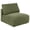 Green, variant on Elysia Fabric Upholstered Modular Armless Chair Coral