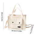 thumbnail image 3 of Large Capacity Singles Shoulder Canvas Bag Women's Crossbody Bag Student Backpack, 3 of 6