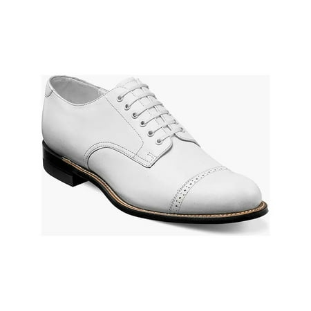 

00012 Stacy Adams Leather Shoes Madison Lace Up Cap Toe All colors