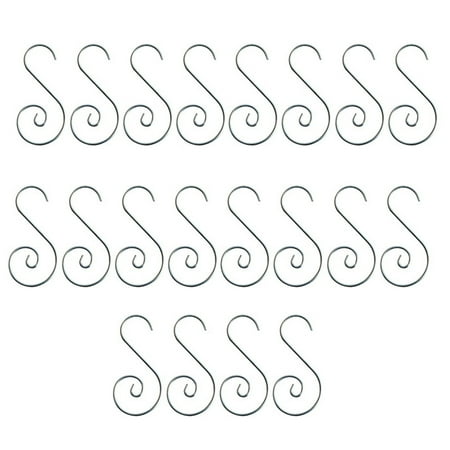 

FLW 20pcs Christmas Decoration Hooks S Shaped Hanger Small Home Pendant Accessories