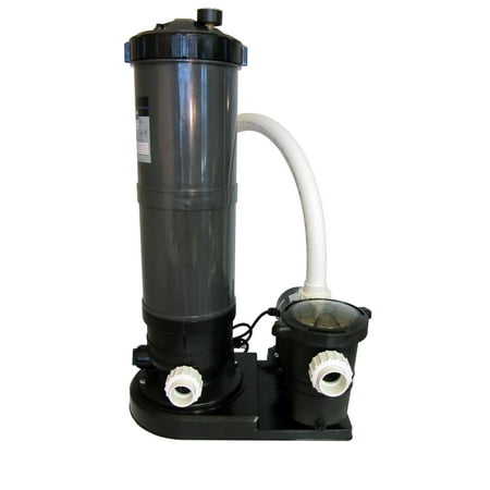 In-Ground Swimming Pool Cartridge Filter System with 1 HP Pump