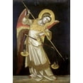 thumbnail image 2 of Di Arpo, Guariento 11x14 Gold Ornate Wood Framed with Double Matting Museum Art Print Titled - Archangel Michael II, 2 of 4