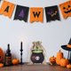 thumbnail image 3 of Bolsa De Halloween Con Cordón Para Caramelos Bolsa De Arpillera De Lino Para Fiestas Envoltorio Y Truco O Trato, 3 of 5