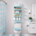 thumbnail image 3 of Sorbus 16.25" Floating Wall Shelves, 3 Pack, Ocean Blue, Invisible Brackets, Home Decor, 3 of 7
