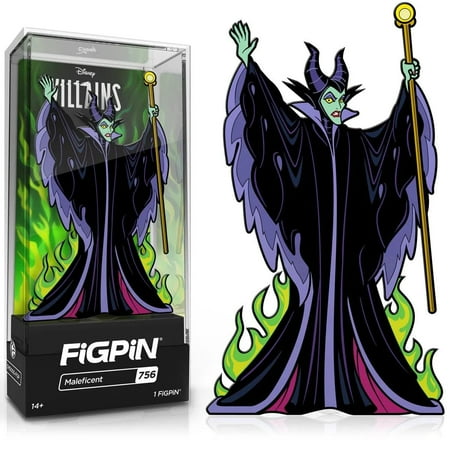 UPC: 0810021536866 | FiGPiN Disney Villains – Maleficent #756