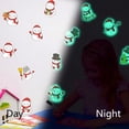 thumbnail image 2 of Isvgxsz 2025 New Clearance Creativity Home Design Christmas Snowman Luminous Sticker Decorative Sticker Removable Glue Small Sticker, 2 of 7