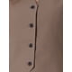 thumbnail image 5 of Chaleco sin mangas de botón y cuello en V para mujer Inspire Chic, color café, talla M, 5 of 6