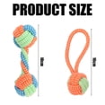 thumbnail image 5 of Dual Ball on Rope Plaything Small Dog Tug Toy, 5 of 5