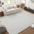 thumbnail image 2 of 6x9 Modern Washable Area Rug - Ultra-Thin Low Pile Foldable Carpet with Non-Slip Backing for Living Room, Bedroom, 2 of 9