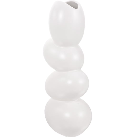 LEORX Ceramic Vase Modern Abstract Cobblestones for Home Decoration