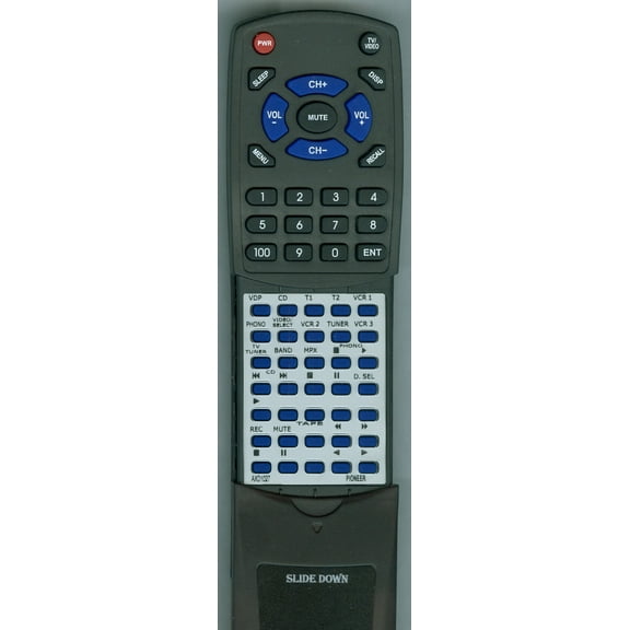 Replacement Remote for PIONEER AXD1009, AXD1027, RTAXD1027, CUC003, C90, C900-S, C900S, CU002, C90BK