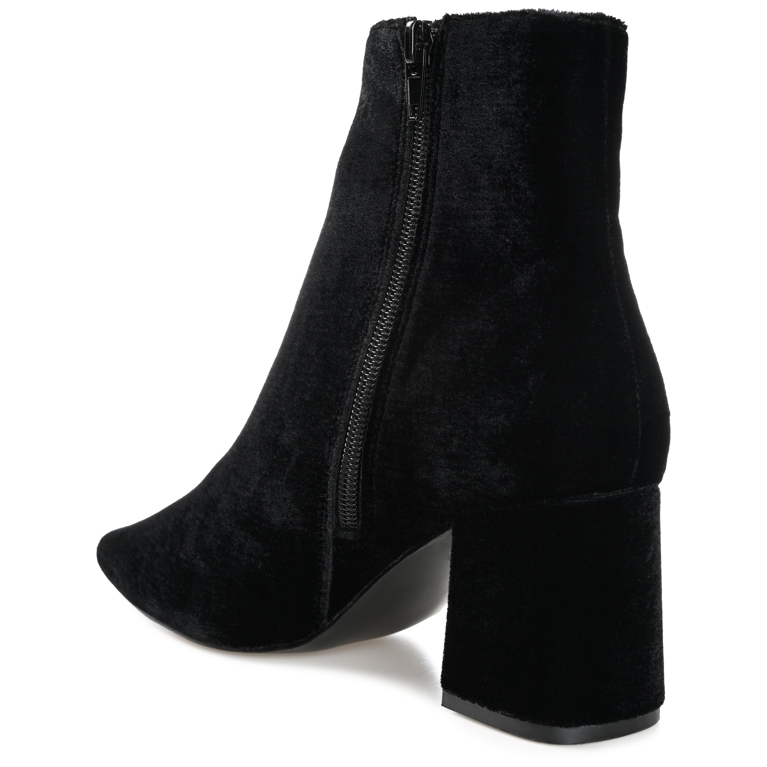 Journee Womens Hazara Square Toe Block Heel Ankle Booties, Widths Available