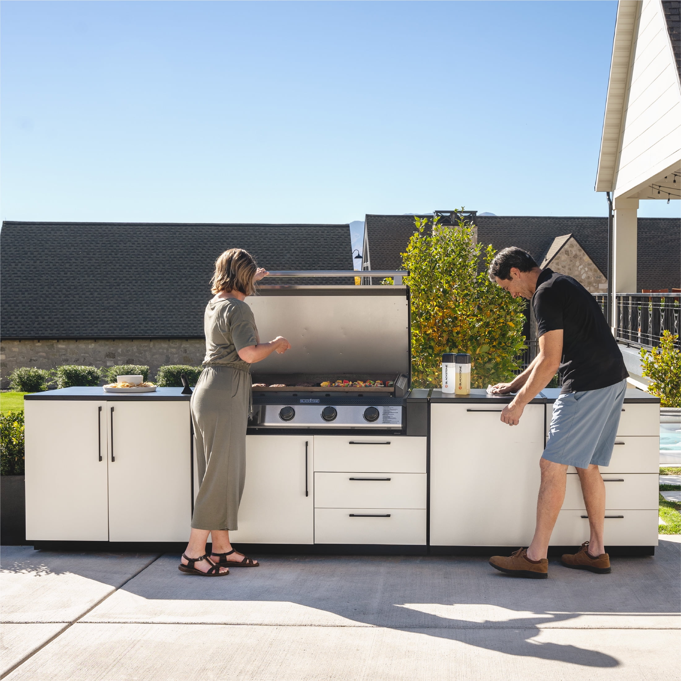 Blackstone Outdoor Kitchen Set with 36” Drop-in Griddle and