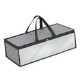 thumbnail image 1 of Bolsa de almacenamiento de ropa plegable, bolsa de almacenamiento de sombreros, cremalleras resistentes, organizador de edredones Gris, 1 of 9