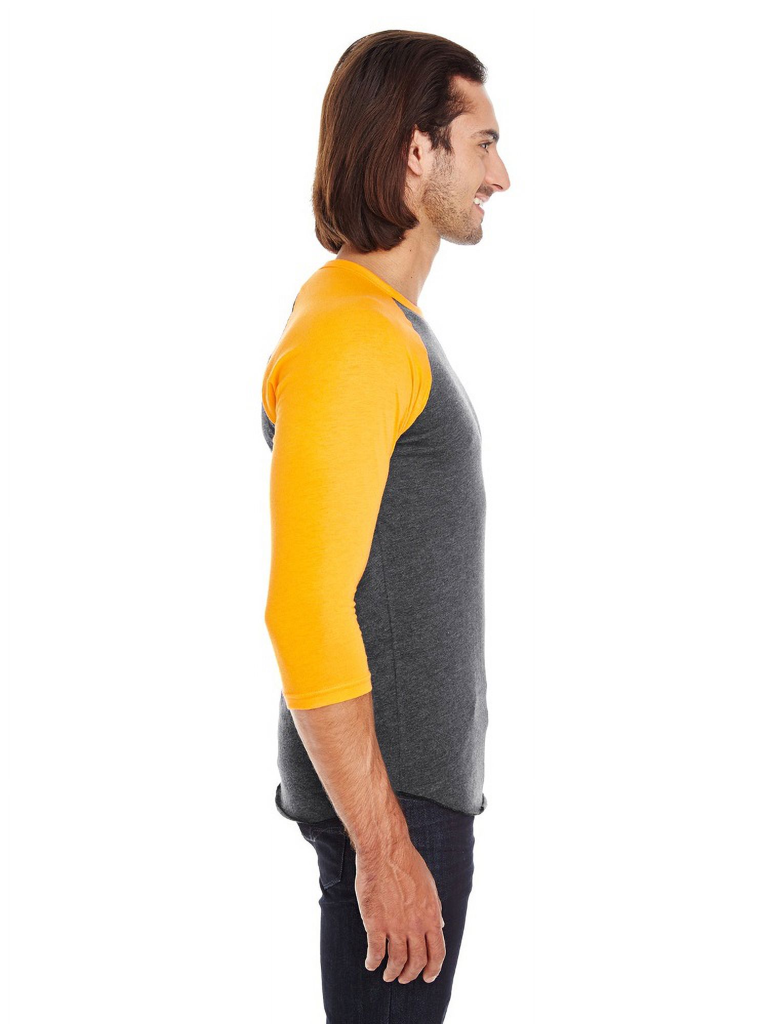 Millers Outpost - 3/4 Sleeve Raglan T-Shirt Black/Deep Heather / L