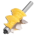 thumbnail image 3 of Architectural Molding Bits, Concise Accumulation Prevention Woodworking Cutter Tool Heat  Coating  For Softwood 8mm,1/4in, 3 of 8