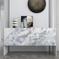 thumbnail image 4 of Papel pintado Aarmest Blue White Golden Marble 3.6m², 4 of 9