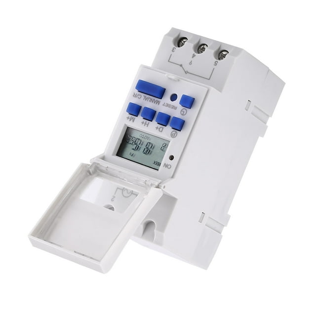 LCD Display Weekly Programmable Time Switch, Digital Electronics General Purpose Timer with Repeat Programs, Advanced Pre setting, To the minute Accuracy, Street Lamps Control