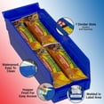 thumbnail image 3 of Akro-Mils 24 Pack Plastic Storage Shelf Bins, Space-Saving Organizers, 12"x4"x4", Clear, 3 of 7