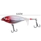 thumbnail image 1 of 6,5 cm 6g cebo de pesca duro artificial Topwater Spin Pencil señuelos (plata roja) Likrtyny Para estrenar, 1 of 7